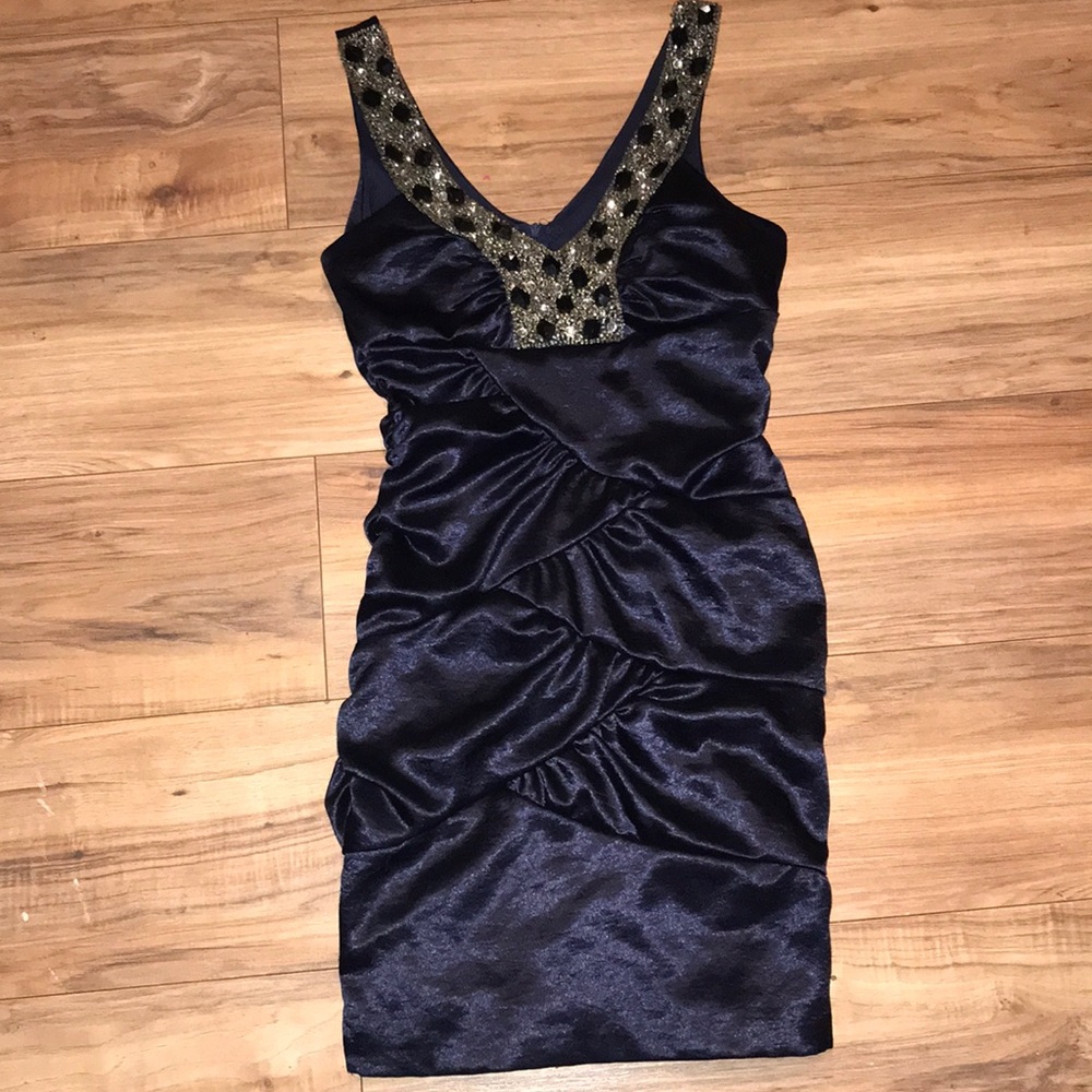 Navy blue dress